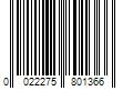 Barcode Image for UPC code 0022275801366. Product Name: Maxfli 23'' Chipping Net