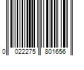 Barcode Image for UPC code 0022275801656