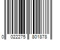 Barcode Image for UPC code 0022275801878