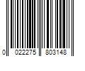 Barcode Image for UPC code 0022275803148