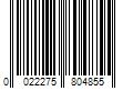 Barcode Image for UPC code 0022275804855