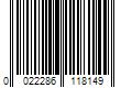 Barcode Image for UPC code 0022286118149