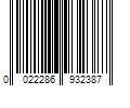 Barcode Image for UPC code 0022286932387