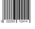 Barcode Image for UPC code 0022293102414