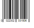 Barcode Image for UPC code 0022302031506