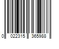 Barcode Image for UPC code 0022315365988