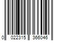 Barcode Image for UPC code 0022315366046