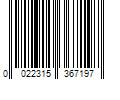 Barcode Image for UPC code 0022315367197