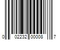 Barcode Image for UPC code 002232000087