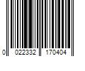 Barcode Image for UPC code 0022332170404