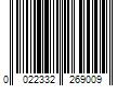 Barcode Image for UPC code 0022332269009