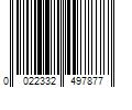 Barcode Image for UPC code 0022332497877