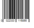 Barcode Image for UPC code 0022333115855