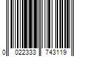 Barcode Image for UPC code 0022333743119