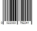 Barcode Image for UPC code 0022333752241