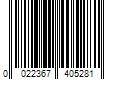 Barcode Image for UPC code 0022367405281