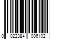 Barcode Image for UPC code 0022384006102