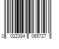 Barcode Image for UPC code 0022384065727