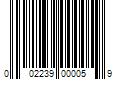 Barcode Image for UPC code 002239000059