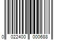 Barcode Image for UPC code 0022400000688