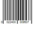 Barcode Image for UPC code 0022400009537