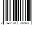 Barcode Image for UPC code 0022400009902