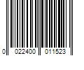 Barcode Image for UPC code 0022400011523