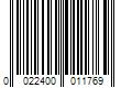 Barcode Image for UPC code 0022400011769