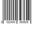 Barcode Image for UPC code 0022400393629