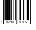 Barcode Image for UPC code 0022400393650