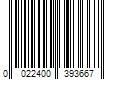 Barcode Image for UPC code 0022400393667