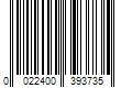 Barcode Image for UPC code 0022400393735