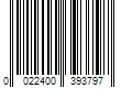 Barcode Image for UPC code 0022400393797