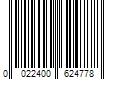 Barcode Image for UPC code 0022400624778