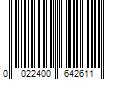 Barcode Image for UPC code 0022400642611