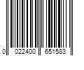 Barcode Image for UPC code 0022400651583