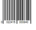 Barcode Image for UPC code 0022415000840