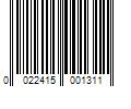 Barcode Image for UPC code 0022415001311