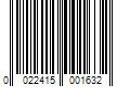 Barcode Image for UPC code 0022415001632