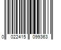 Barcode Image for UPC code 0022415099363