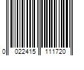 Barcode Image for UPC code 0022415111720