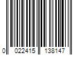 Barcode Image for UPC code 0022415138147