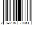 Barcode Image for UPC code 0022415211864