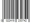 Barcode Image for UPC code 0022415230742