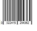 Barcode Image for UPC code 0022415294362