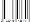 Barcode Image for UPC code 0022415425148