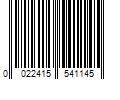 Barcode Image for UPC code 0022415541145