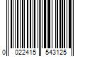 Barcode Image for UPC code 0022415543125