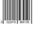 Barcode Image for UPC code 0022415564106