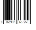 Barcode Image for UPC code 0022415667258